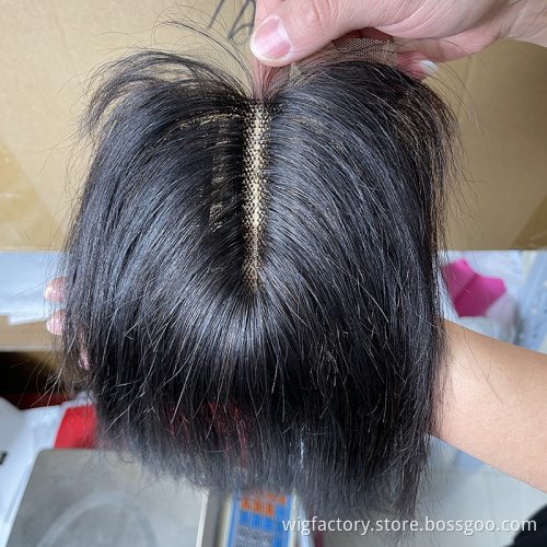 Straight Human Hair Closure T Part,Raw Hair Closure 4x4x1 Pre Plucked With Baby Hair,Brazilian Remy Middle Part Lace Closure